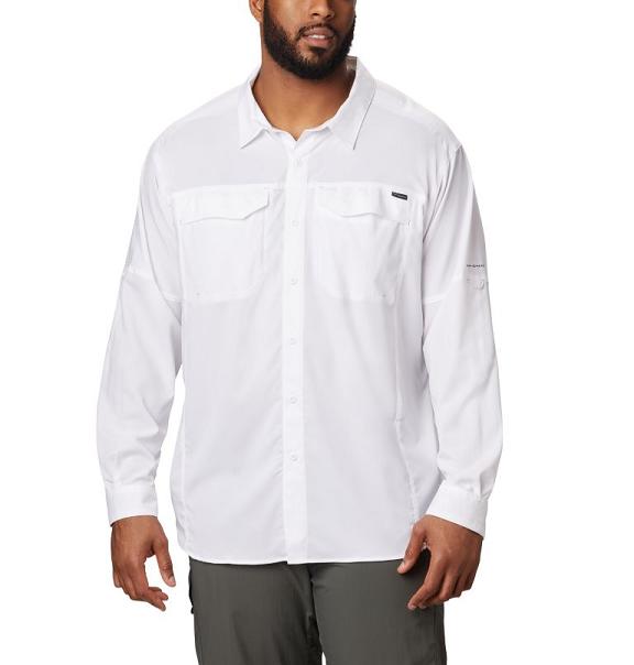 Columbia Silver Ridge Lite Shirts Men White USA (US1630482)